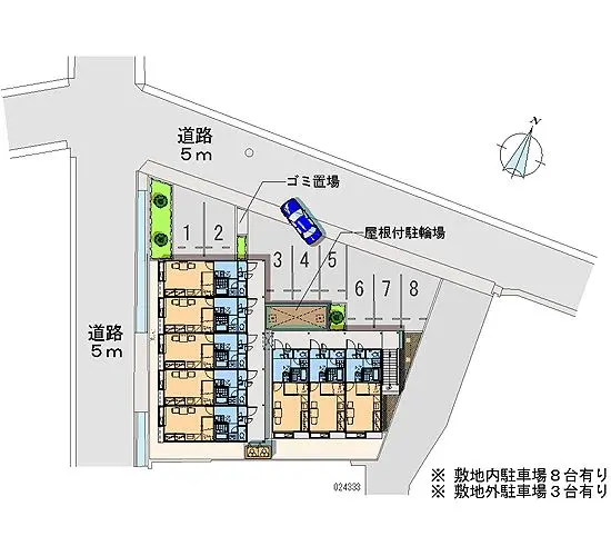 ★手数料０円★下関市小月本町１丁目　月極駐車場（LP）